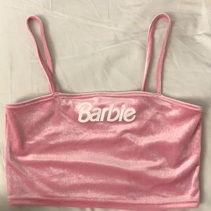 Size S // Barbie Pink Crop Top